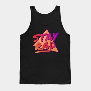 Stay Rad Retro Vintage 90s Tank Top